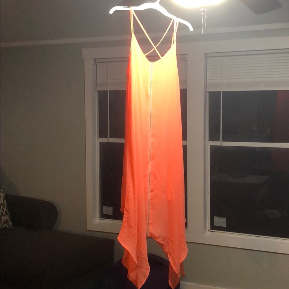 Coral dress